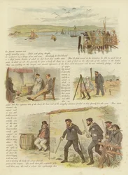 Paul und Virginia, oder die allerletzten Schmuggler (Chromolitho)